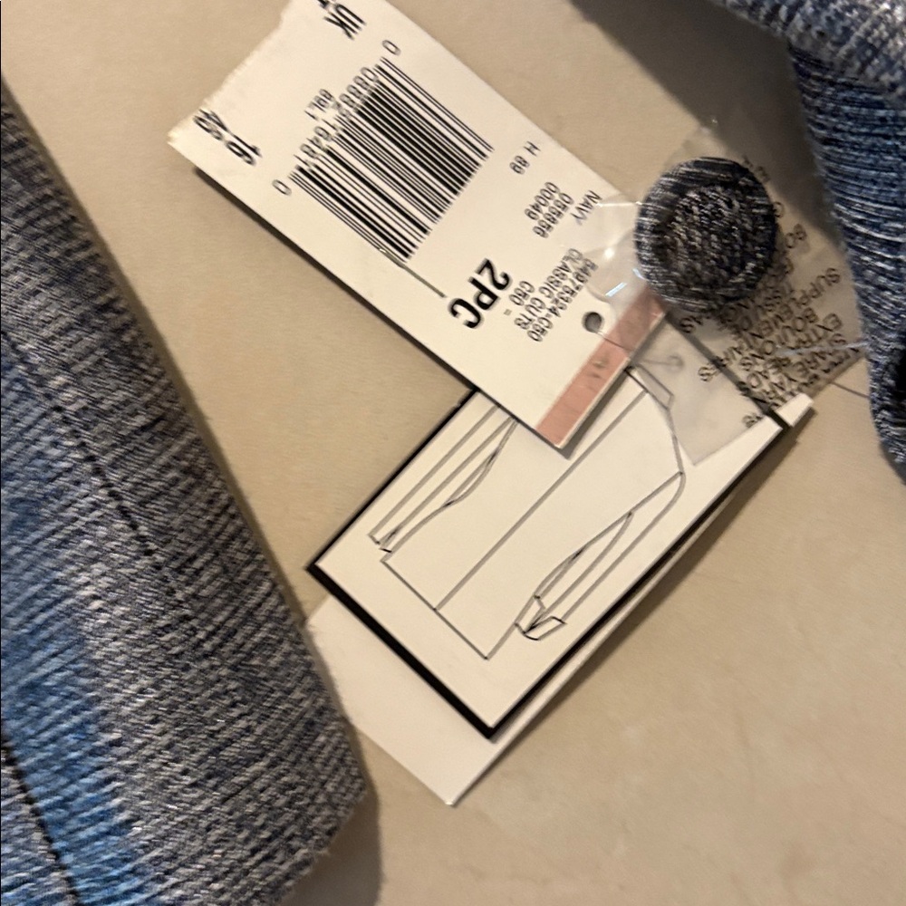NWT $100 le suit sz 12 blazer jacket 3 button - Picture 3 of 7